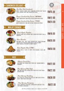 MENU CAFE 2-03